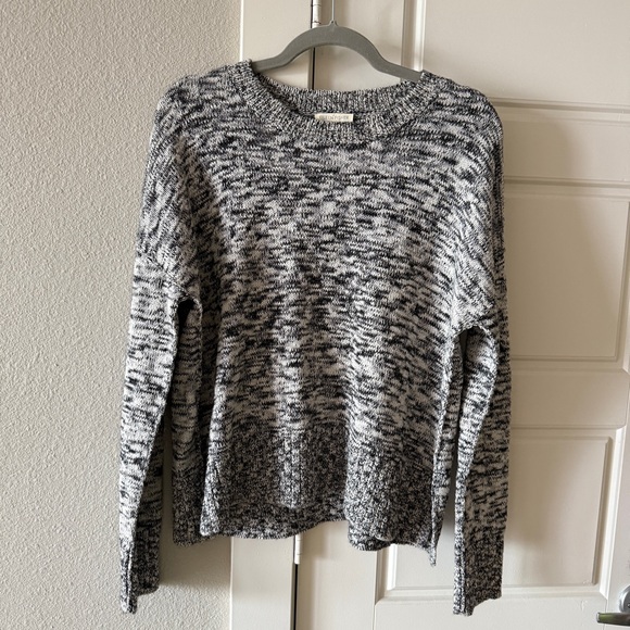 Eileen Fisher Sweaters - Eileen Fisher Scoop Neck Sweater Organic Cotton Alpaca Wool Blend Marled Small